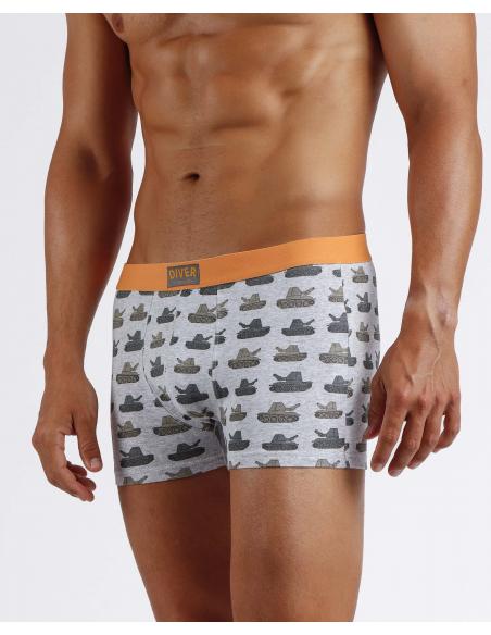 DIVER Calzoncillo/Bóxer War para Hombre, (Caja de 2 unidades)