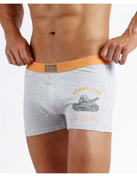 DIVER Calzoncillo/Bóxer War para Hombre, (Caja de 2 unidades)