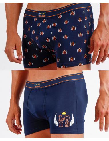 LOIS Calzoncillo/Bóxer Mechanic para Hombre, (Caja de 2 unidades)