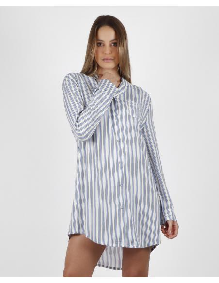 ADMAS CLASSIC Camisola Manga Larga Fashion Stripes para Mujer