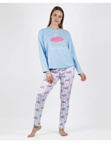 ADMAS Pijama Manga Larga Sweet Dreams para Mujer