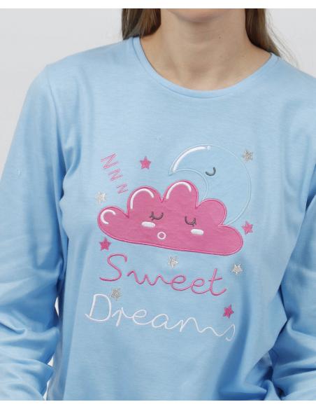 ADMAS Pijama Manga Larga Sweet Dreams para Mujer