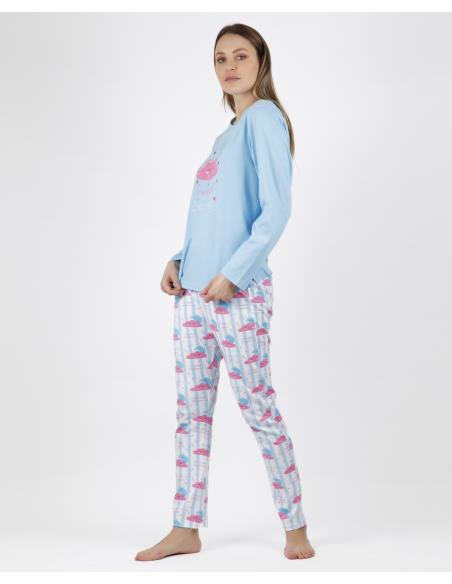 ADMAS Pijama Manga Larga Sweet Dreams para Mujer