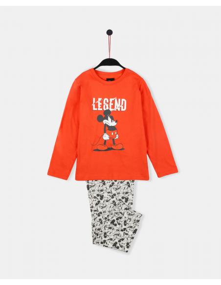 DISNEY Pijama Manga Larga Mickey Legend para Niño