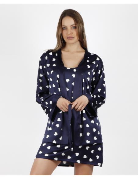 ADMAS CLASSIC Bata Love Heart para Mujer