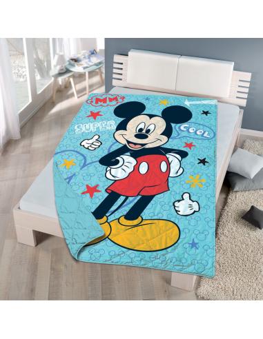 Colcha para cama de 90cm boutic verano 170x250cm de Mickey Mouse