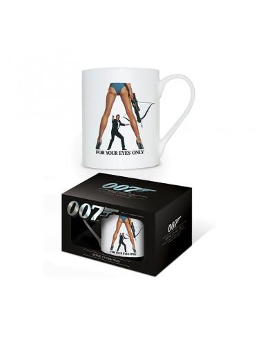 Pyramid International, Taza desayuno porcelana china James Bond Your Eyes |RDEV|