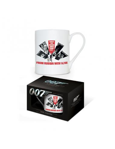 Pyramid International, Taza desayuno porcelana china James Bond Russia |RDEV|