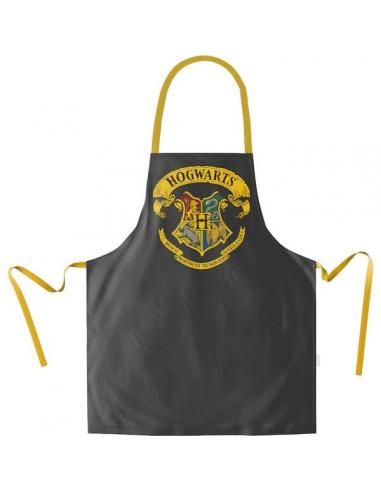 Delantal Negro Escudo Hogwarts Packaging Carton de Harry Potter |SDRD|