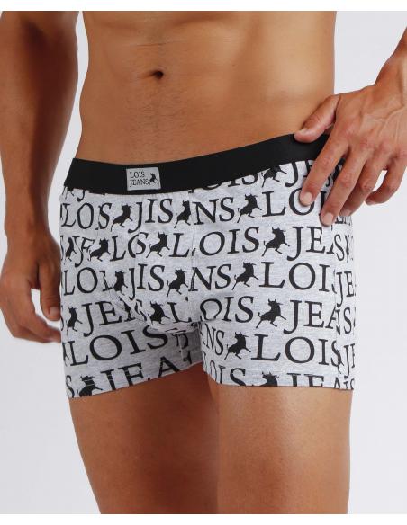 LOIS Calzoncillo/Bóxer Letras para Hombre, (Caja de 2 unidades)