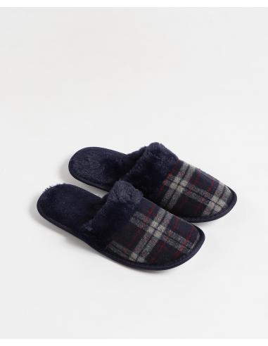 ADMAS Zapatillas De Estar Por Casa Cuadros para Hombre