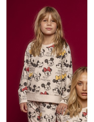 DISNEY Pijama Manga Larga Best Friends para Niña - 1
