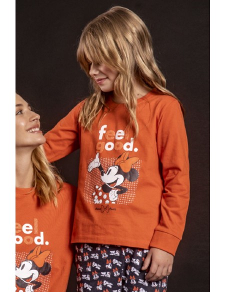 DISNEY Pijama Manga Larga Mickey Legend para Niña
