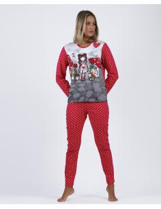 SANTORO GORJUSS Pijama Corel Manga Larga Finding My Way para Mujer