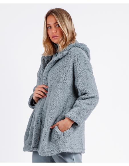 ADMAS HOME Bata Manga Larga Calentita Comfort Home para Mujer