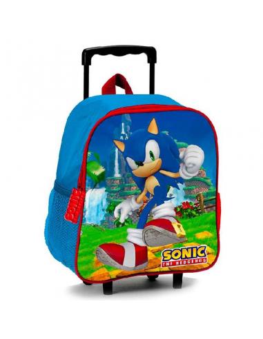 Mochila con carro de Sonic