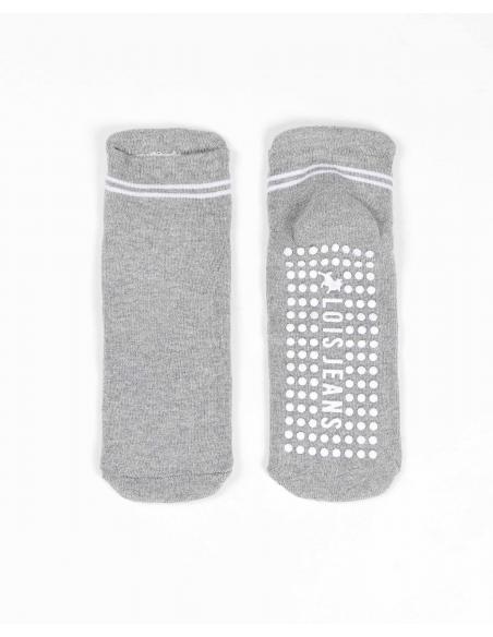 LOIS Calcetín Tobillero Antideslizante para Hombre, (Caja de 6 pares)