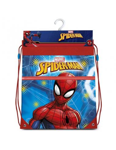 Bolsa saco cordones gym bag 40X30cm de Spiderman