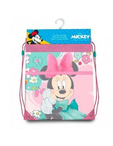 Bolsa saco cordones gym bag 40X30cm de Minnie Mouse