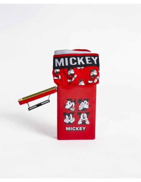 DISNEY Calzoncillo/Bóxer Mickey State Caja Metal Regalo para Hombre