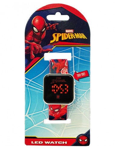 reloj-led-spiderman-marvel