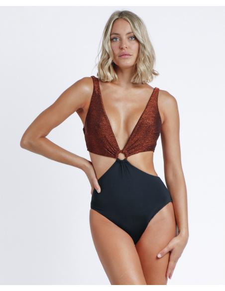 ADMAS Trikini Asimétrico Night Summer para Mujer