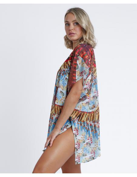 ADMAS Vestido Kaftan Oriental para Mujer