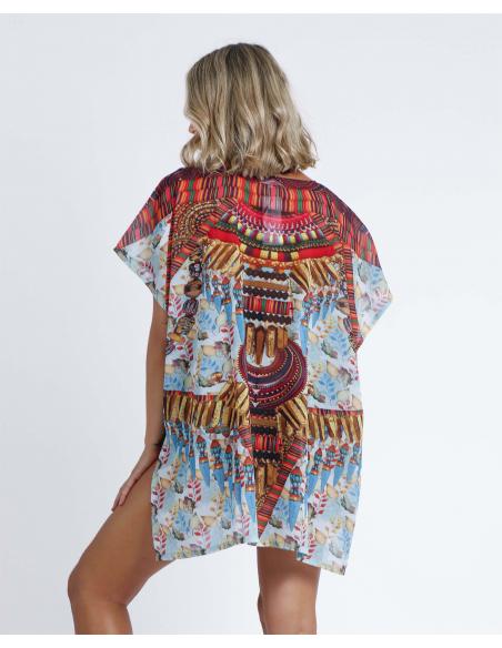 ADMAS Vestido Kaftan Oriental para Mujer