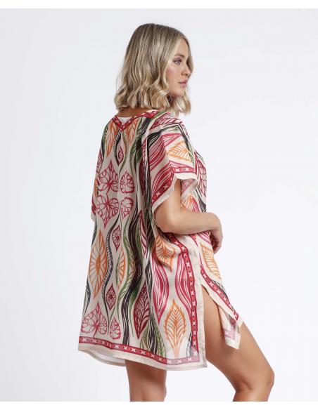 ADMAS Vestido Kaftan Hawaii para Mujer