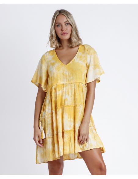 ADMAS Vestido Tie & Dye para Mujer