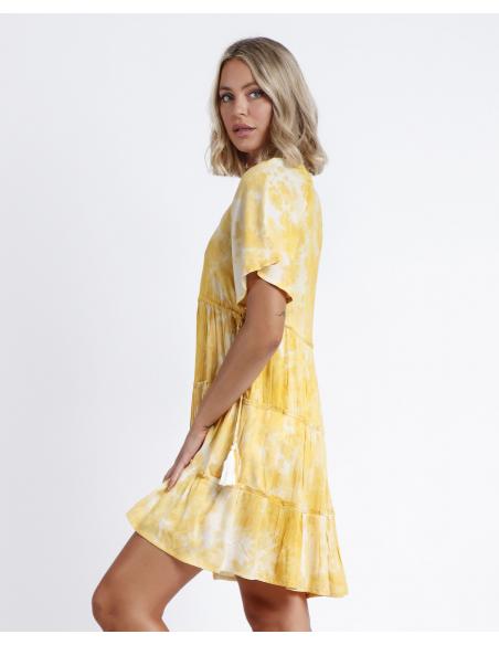 ADMAS Vestido Tie & Dye para Mujer