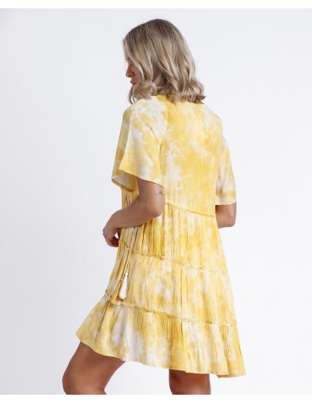 ADMAS Vestido Tie & Dye para Mujer