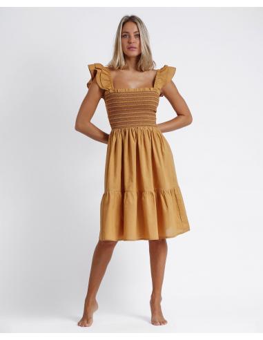 ADMAS Vestido Manga Volante Missoni para Mujer