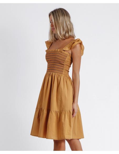 ADMAS Vestido Manga Volante Missoni para Mujer