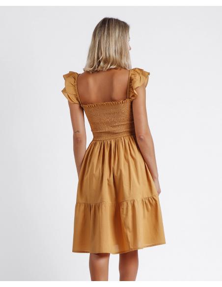 ADMAS Vestido Manga Volante Missoni para Mujer