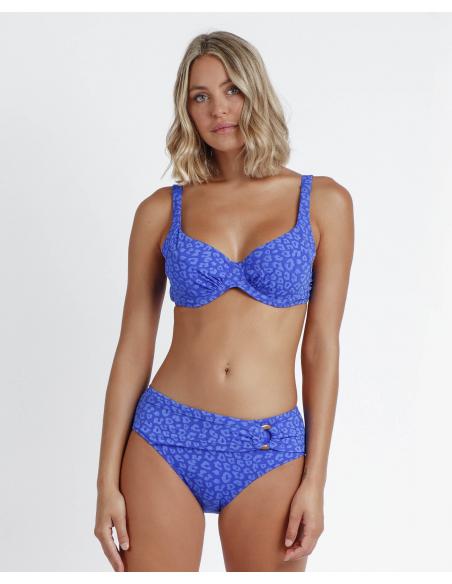 ADMAS Bikini Aro Leopard para Mujer