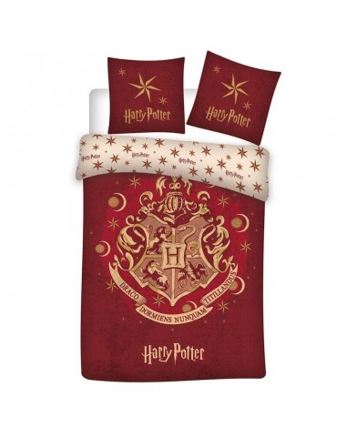 ▷ FUNDA NÓRDICA HOGWARTS DE HARRY POTTER CAMAS 90 CM. ALGODÓN