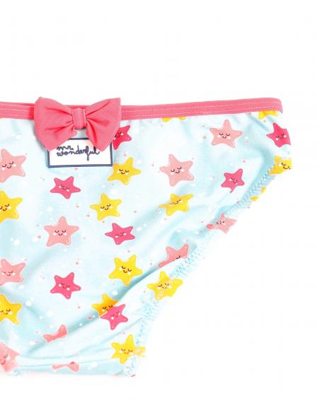 MR WONDERFUL Bikini Camiseta Estrellas para Niña