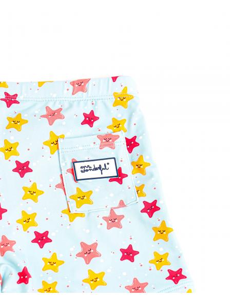 MR WONDERFUL Bañador Elástico Estrellas para Niño