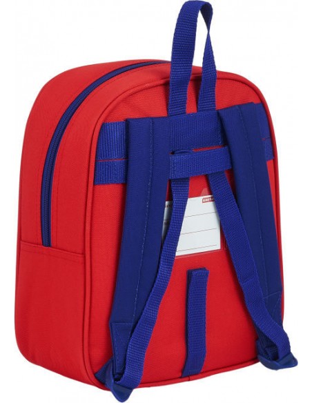 Mochila infantil adaptable a carro oficial de Atletico De Madrid 27cm.