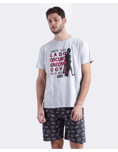 STAR WARS Pijama Manga Corta Lado Oscuro para Hombre