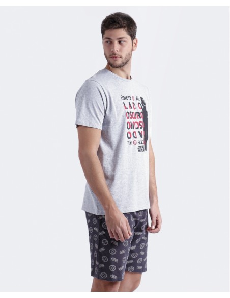 STAR WARS Pijama Manga Corta Lado Oscuro para Hombre 3