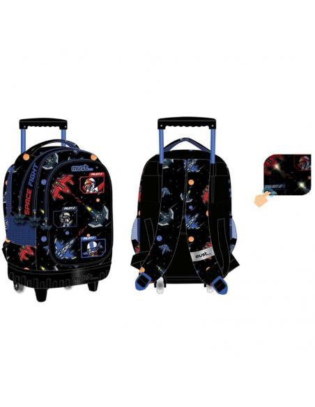 Mochila trolley 45cm con 3 compartimientos Space Battle de Must