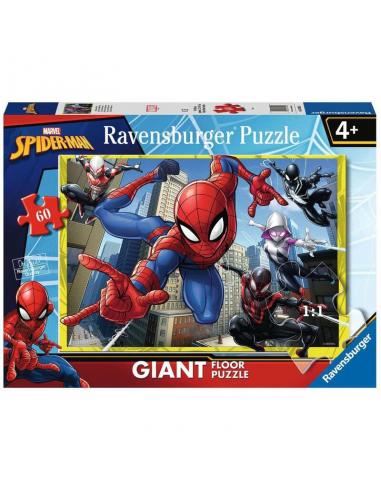 Ravensburger,Puzzle gigante 70x50cm 60 piezas de Spiderman