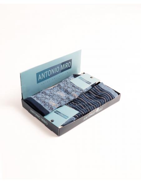 ANTONIO MIRO Calcetín Tobillero Bikely para Hombre, (Caja de 6 unidades)