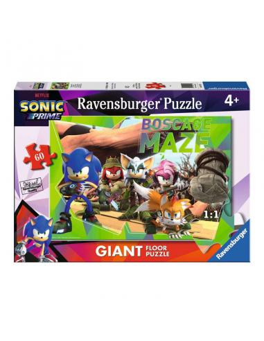 Ravensburger, Puzzle gigante 69x49cm 60 piezzas de Sonic