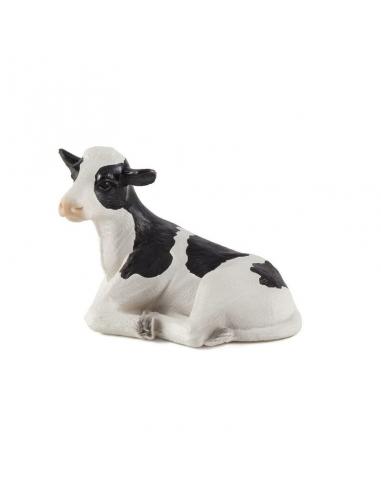 Figura Mojo, Ternero Holstein echado 'serie granja y caballos Medium'