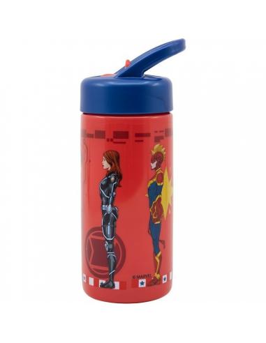 Botella cantimplora deportiva 410ml con asa de Avengers