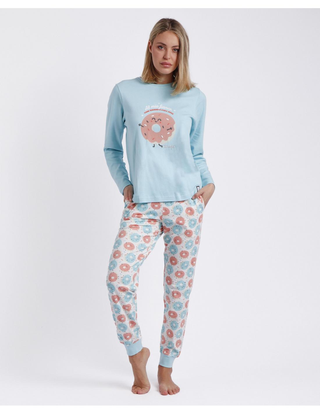 Pijama MR WONDERFUL Manga Larga Giorno para Mujer Env o GRATIS