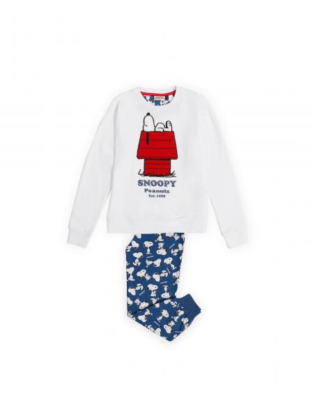 PEANUTS Pijama Manga Larga Snoopy Home para Niña